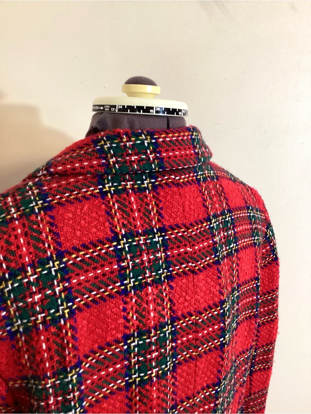 Talbots Plaid Tartan Wool Blend Blazer Jacket 10P - Picture 7 of 16
